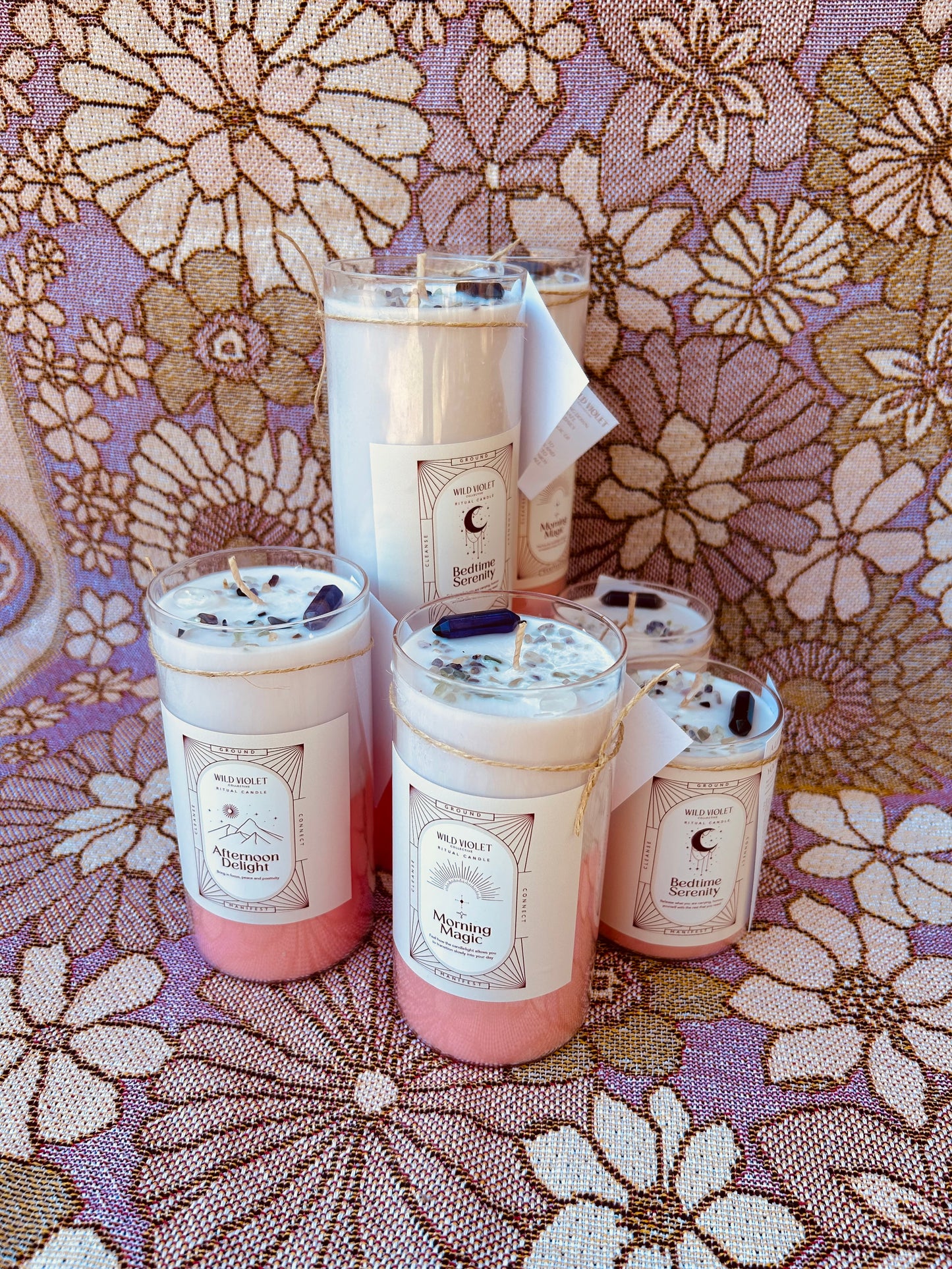 Ritual Candle - Blooming Petals & Sweet Pea