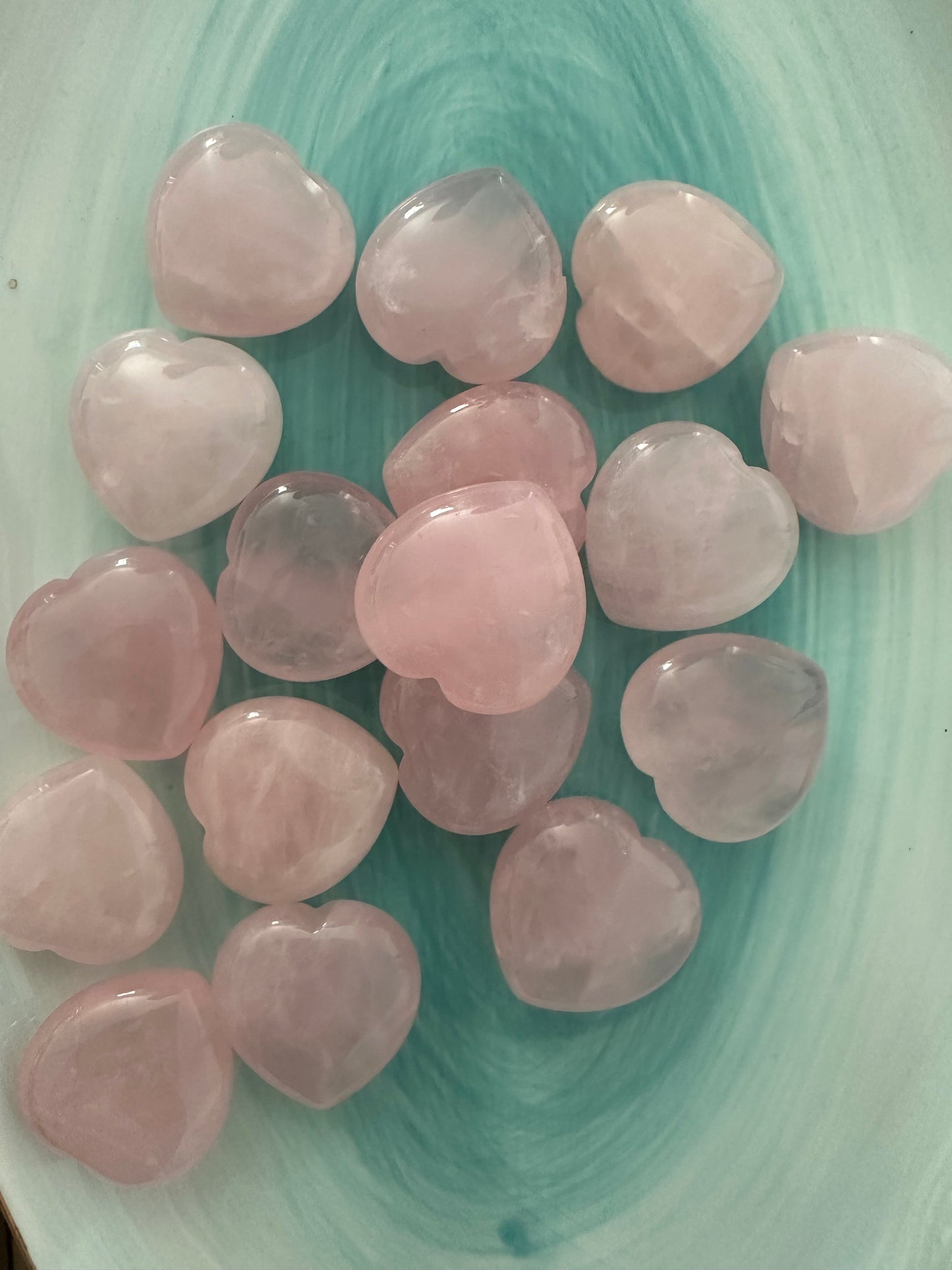 Rose Quartz Hearts