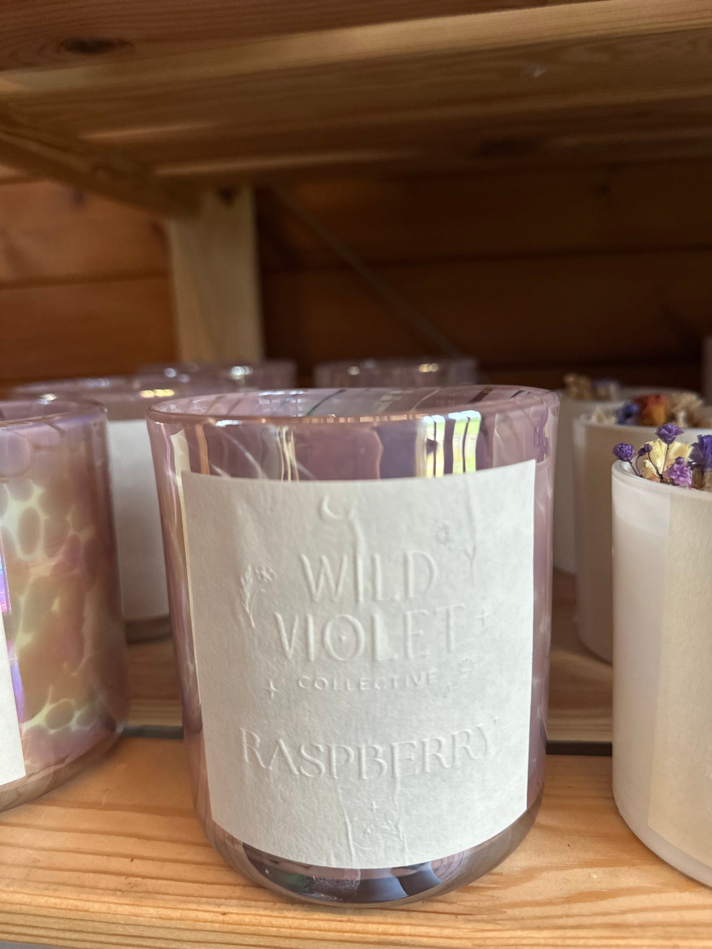 Large Blush Candle