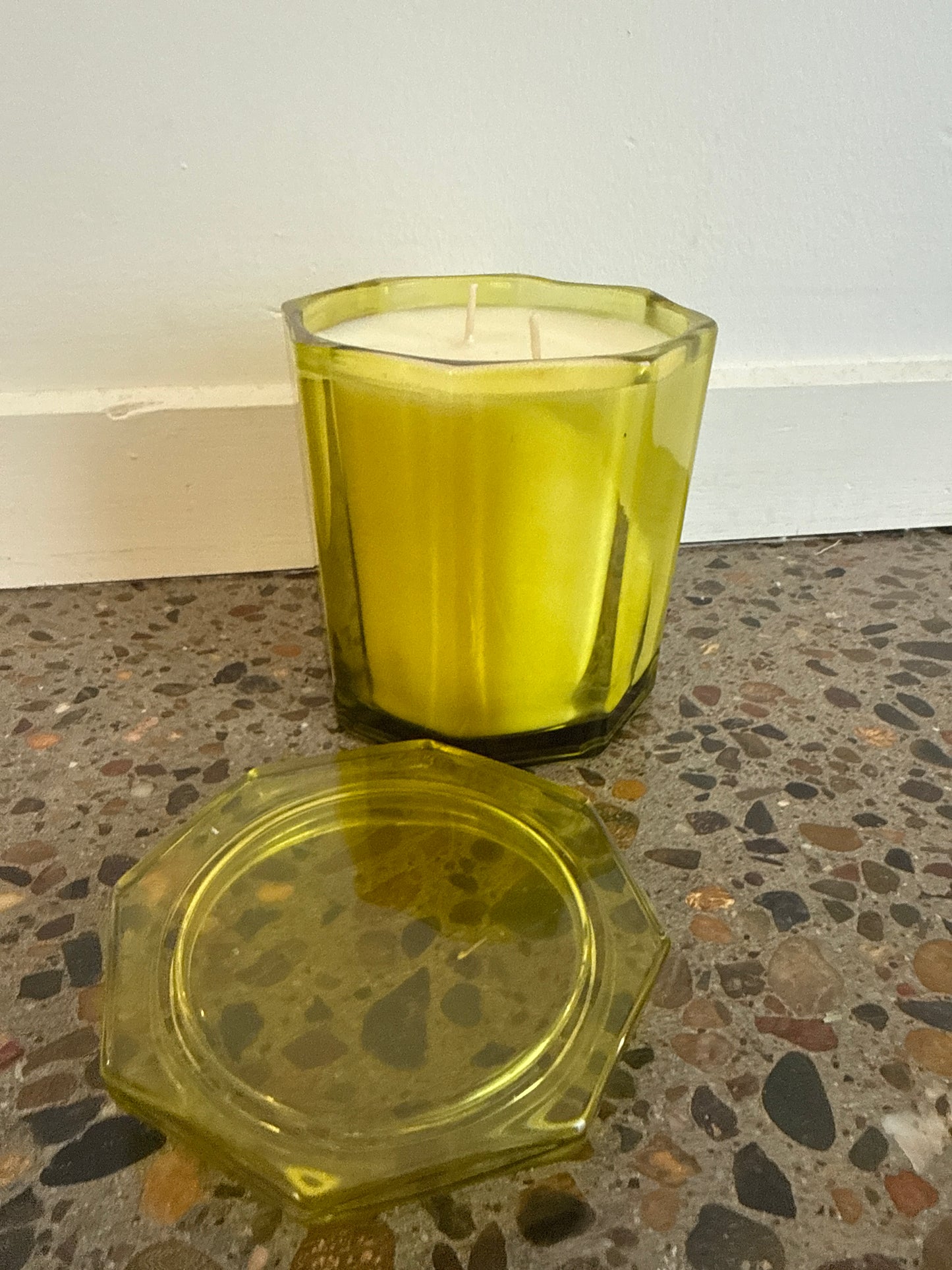 Rose gold candle