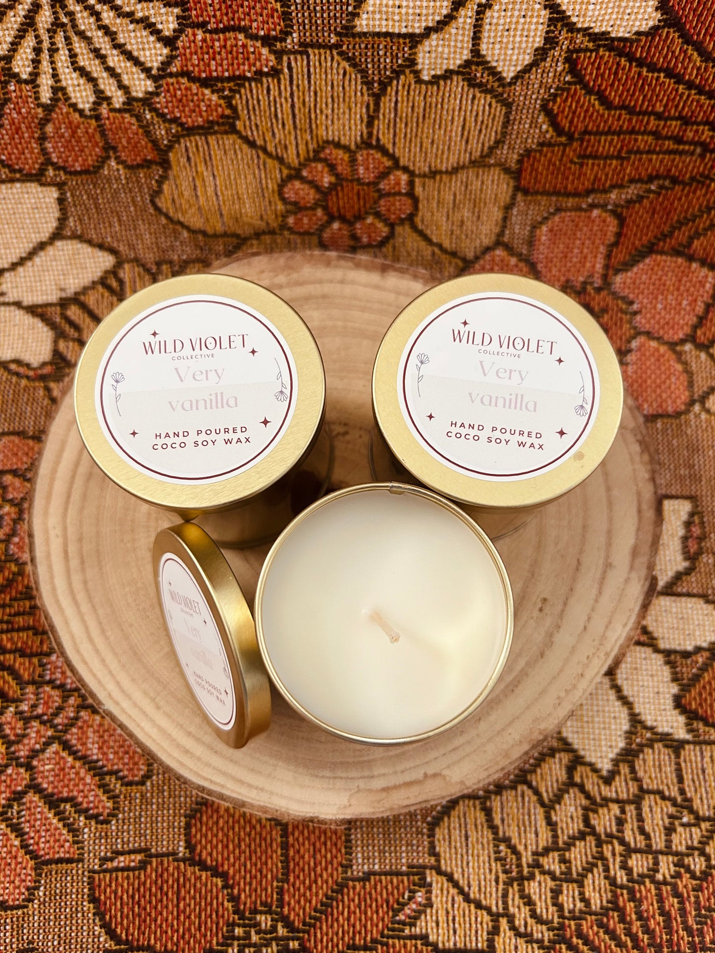 Gold Tin Candle