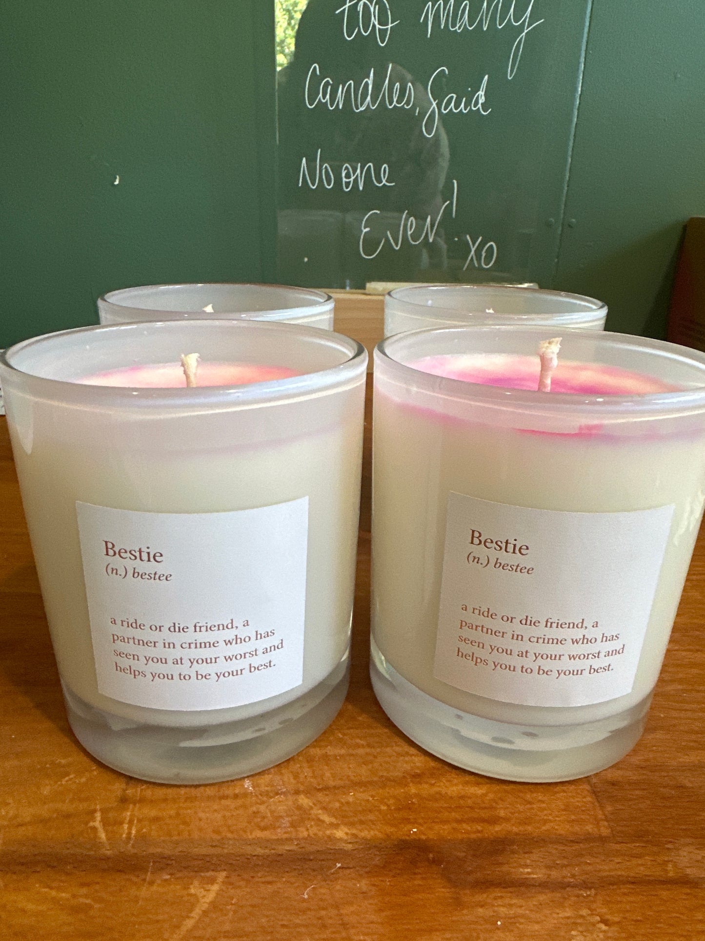 Large ‘bestie candle’