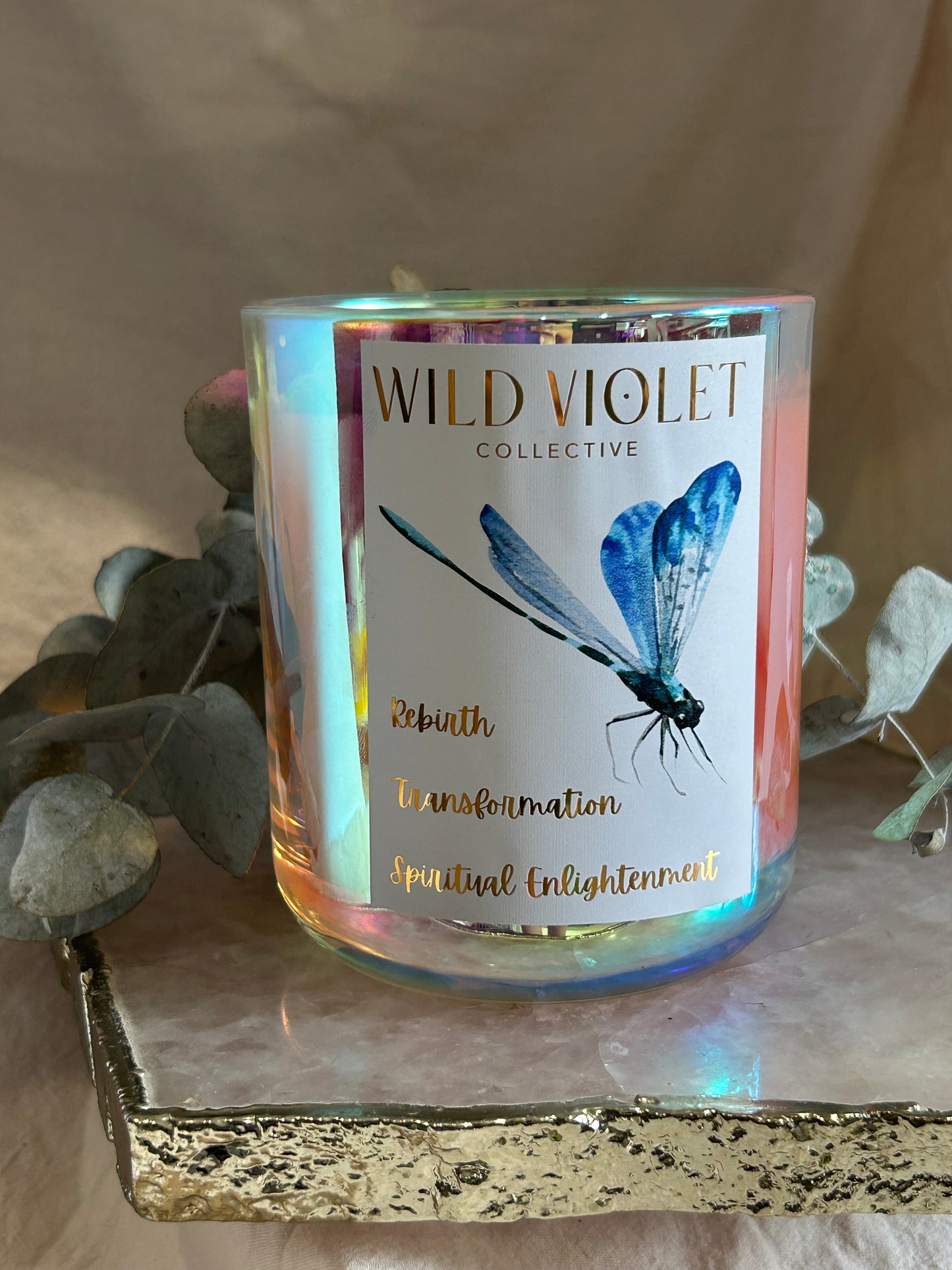 Dragonfly candle π