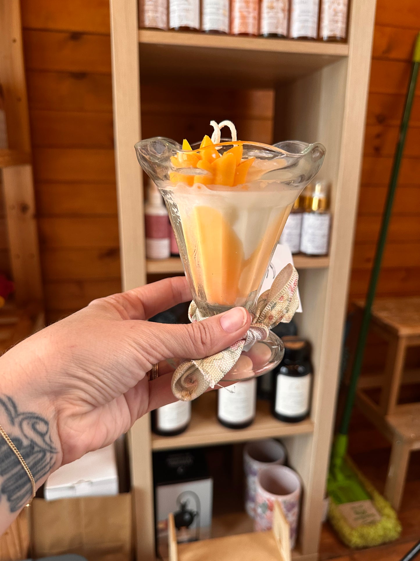Vanilla Caramel Vintage Candle