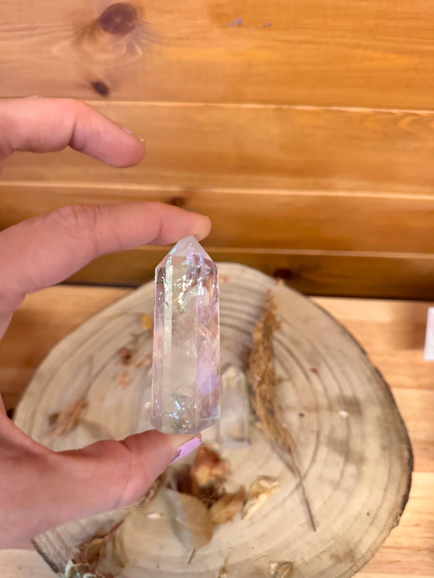 Aura Clear Quartz Towers