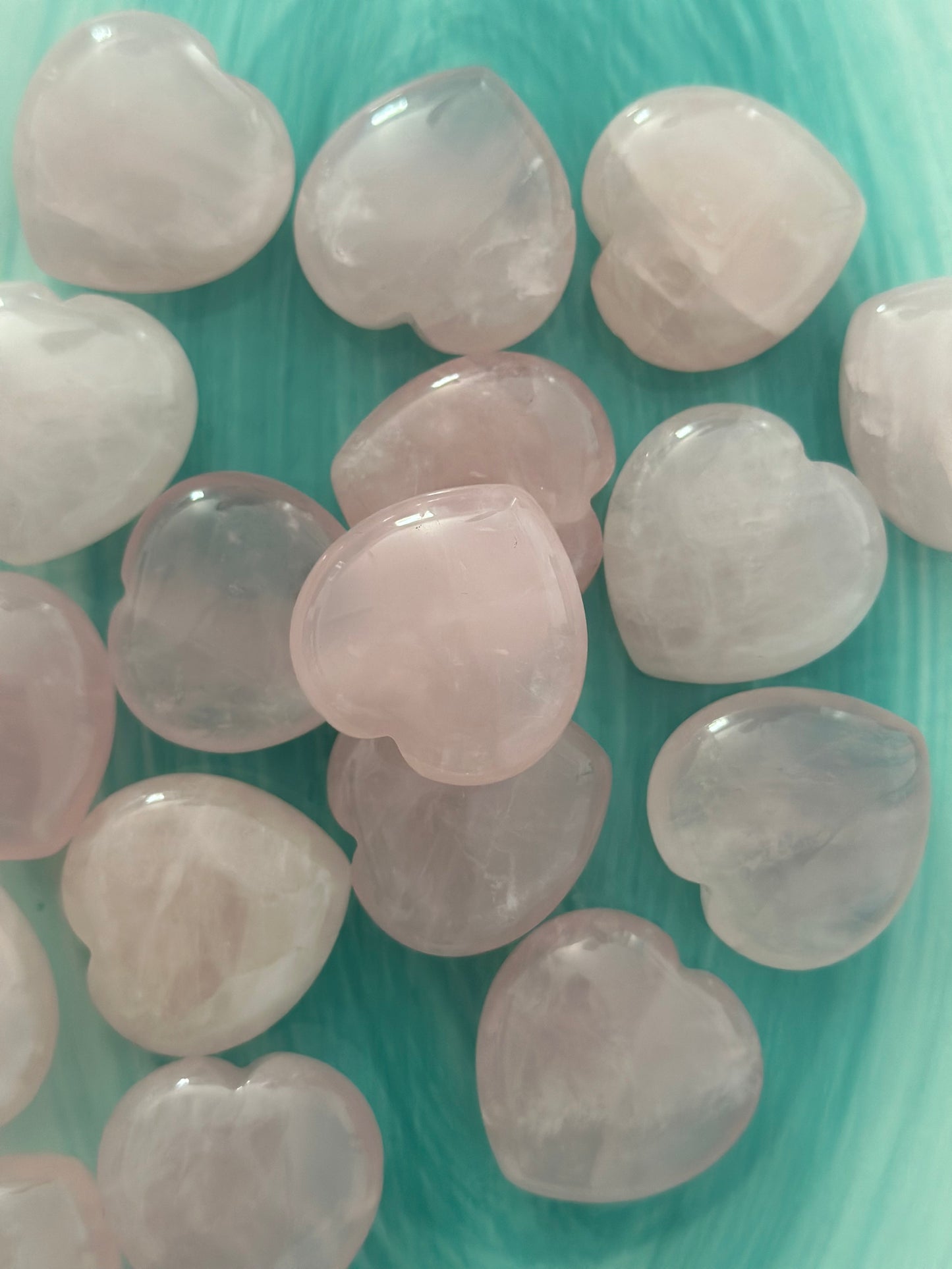 Rose Quartz Hearts
