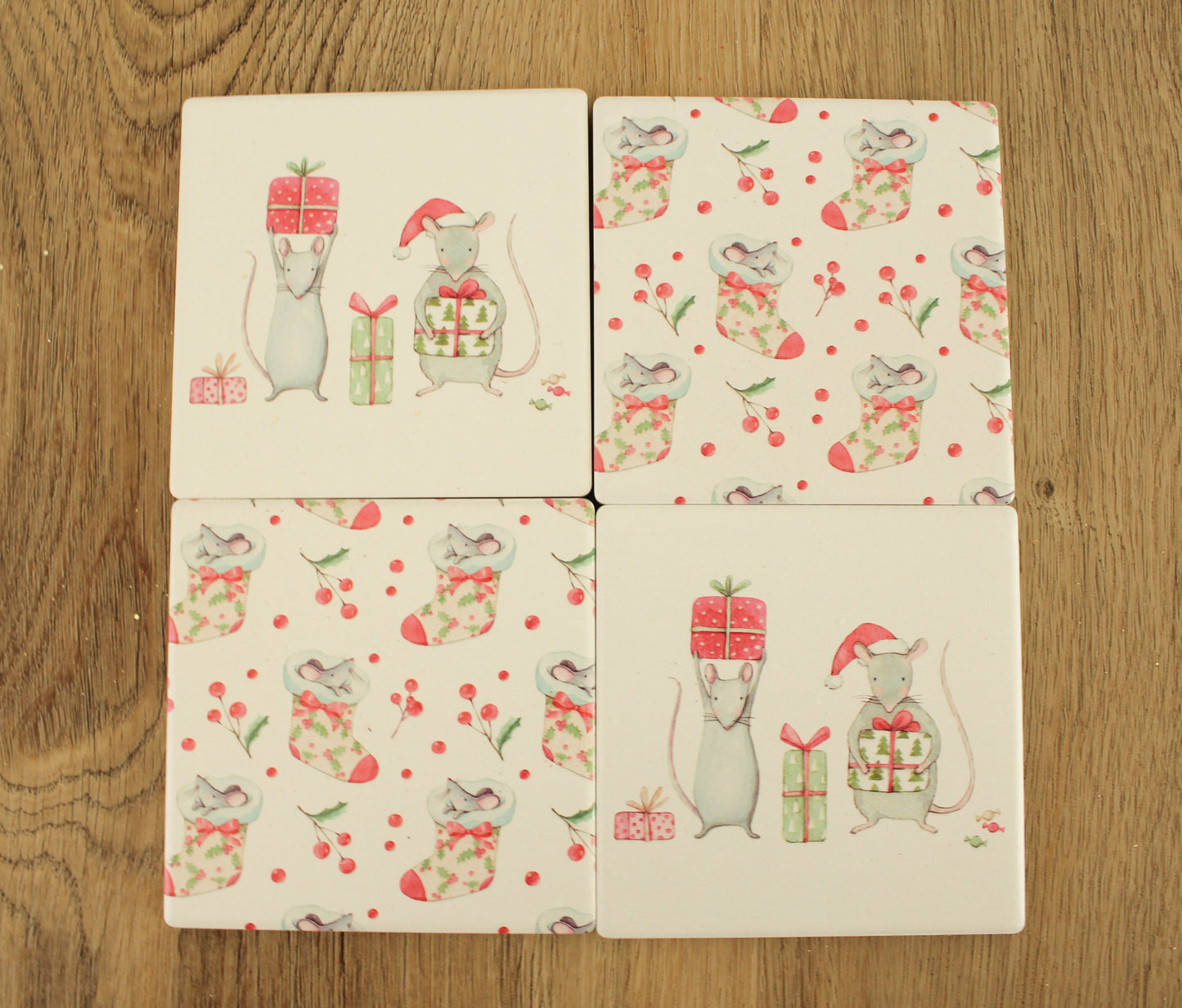 Micey Christmas Coaster