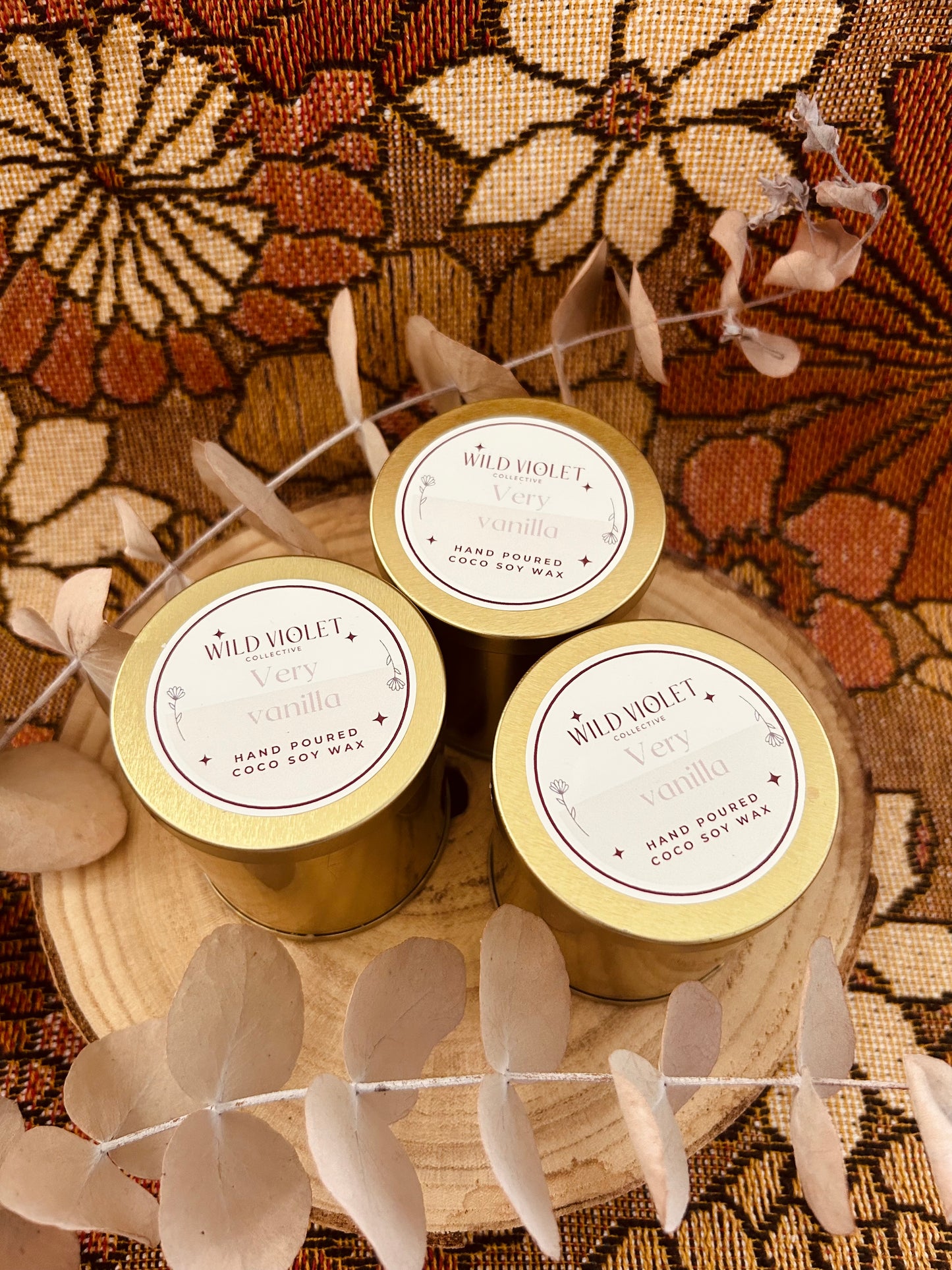 Gold Tin Candle