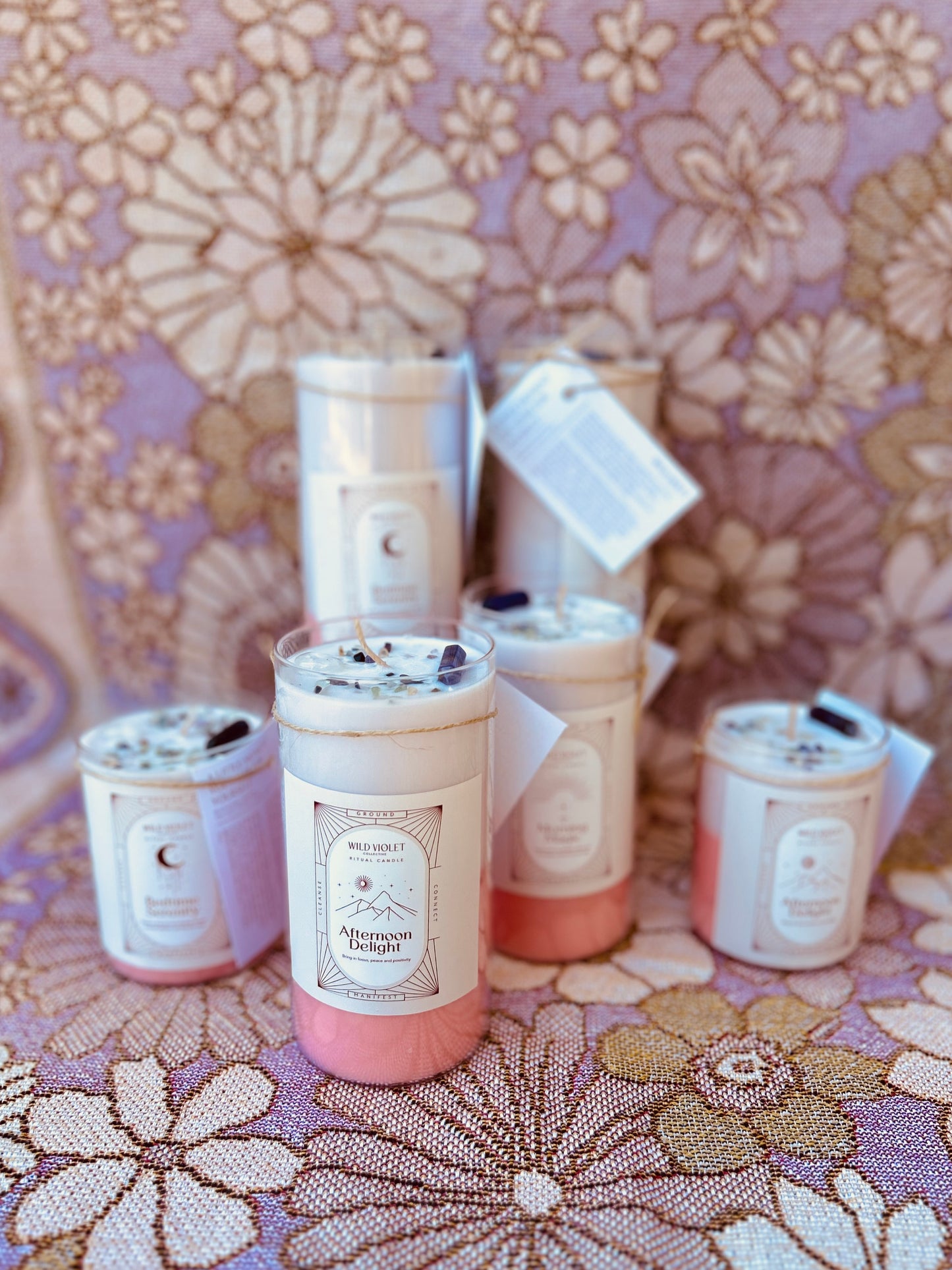 Ritual Candle - Blooming Petals & Sweet Pea