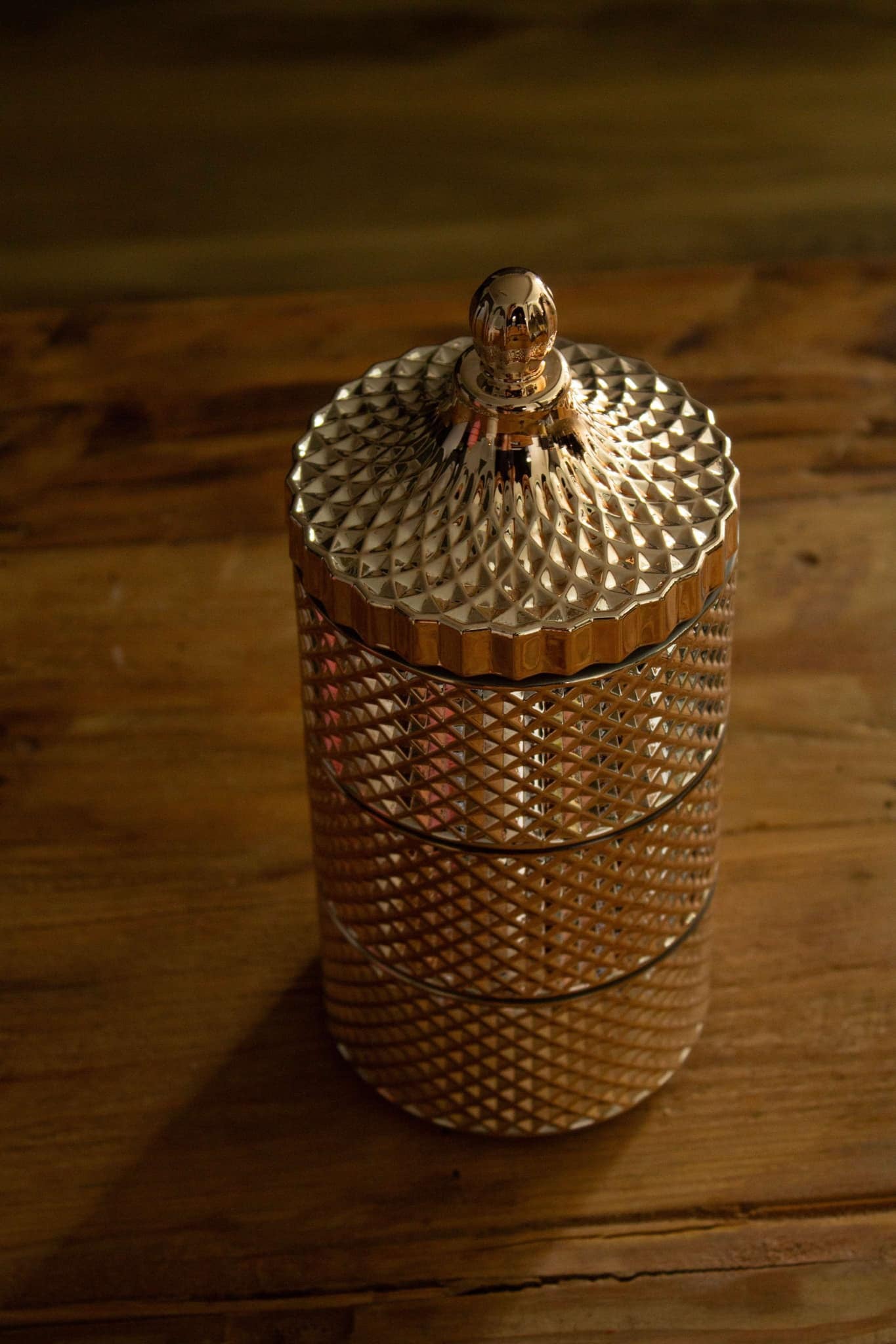 Rose Gold Stackable Geo