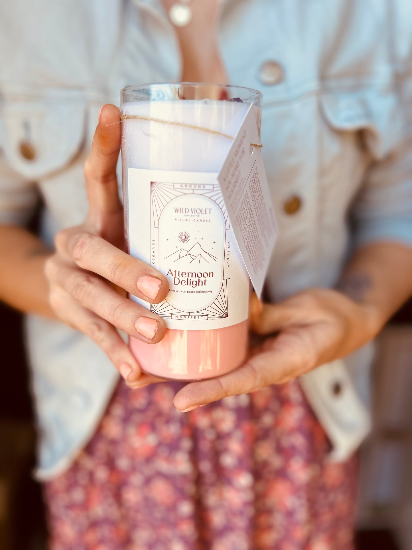 Ritual Candle - Blooming Petals & Sweet Pea