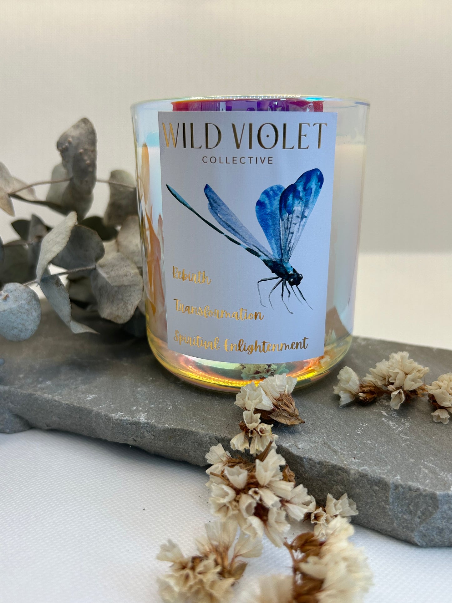 Dragonfly candle π