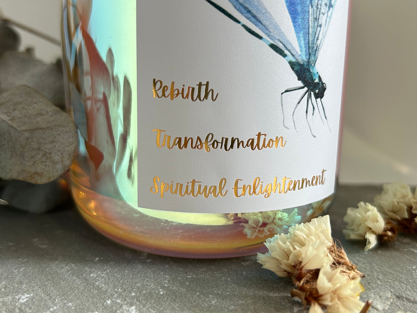 Dragonfly candle π