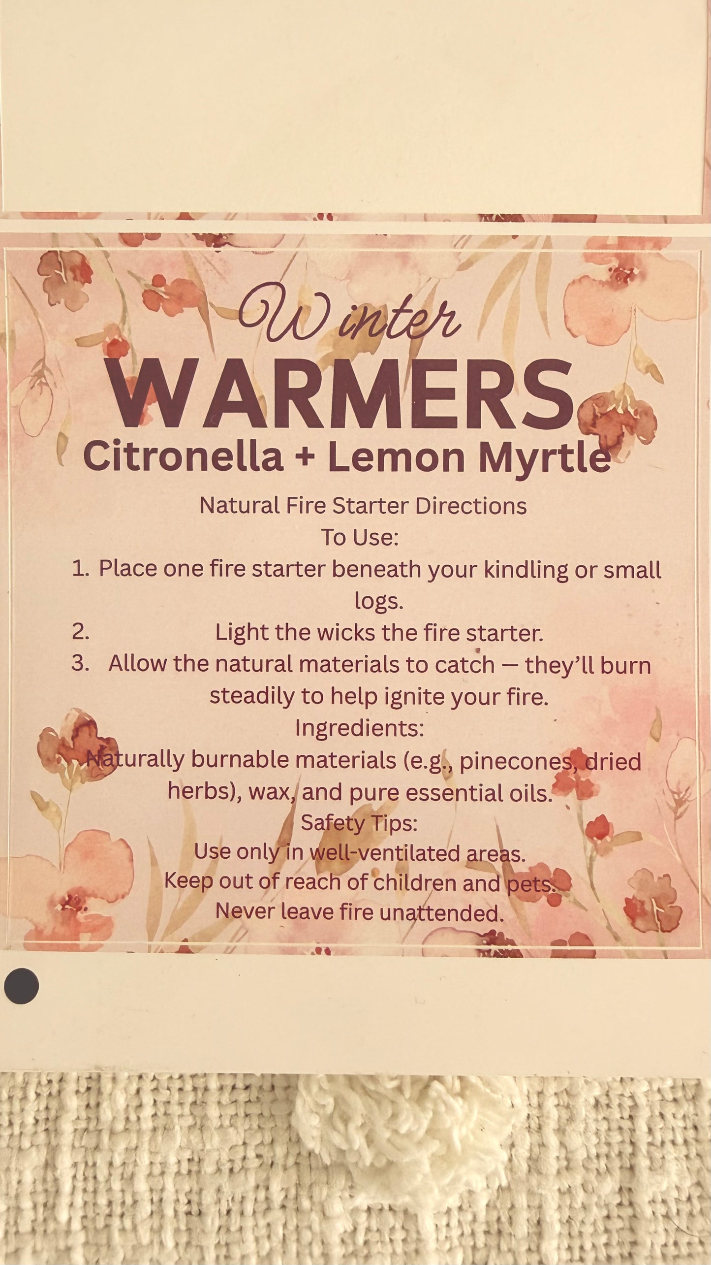 Winter Warmers - Fire Lighters