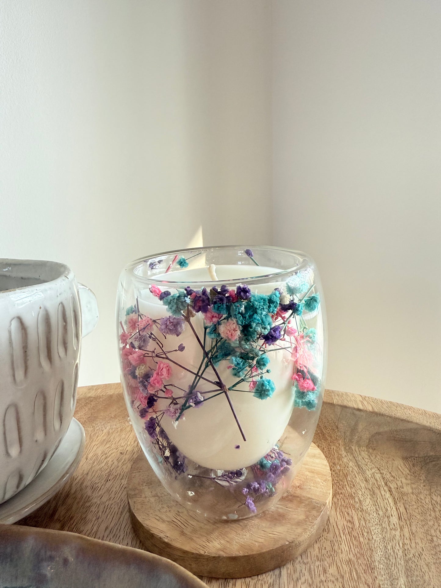 Limited Edition - Purple Baby’s Breath candle
