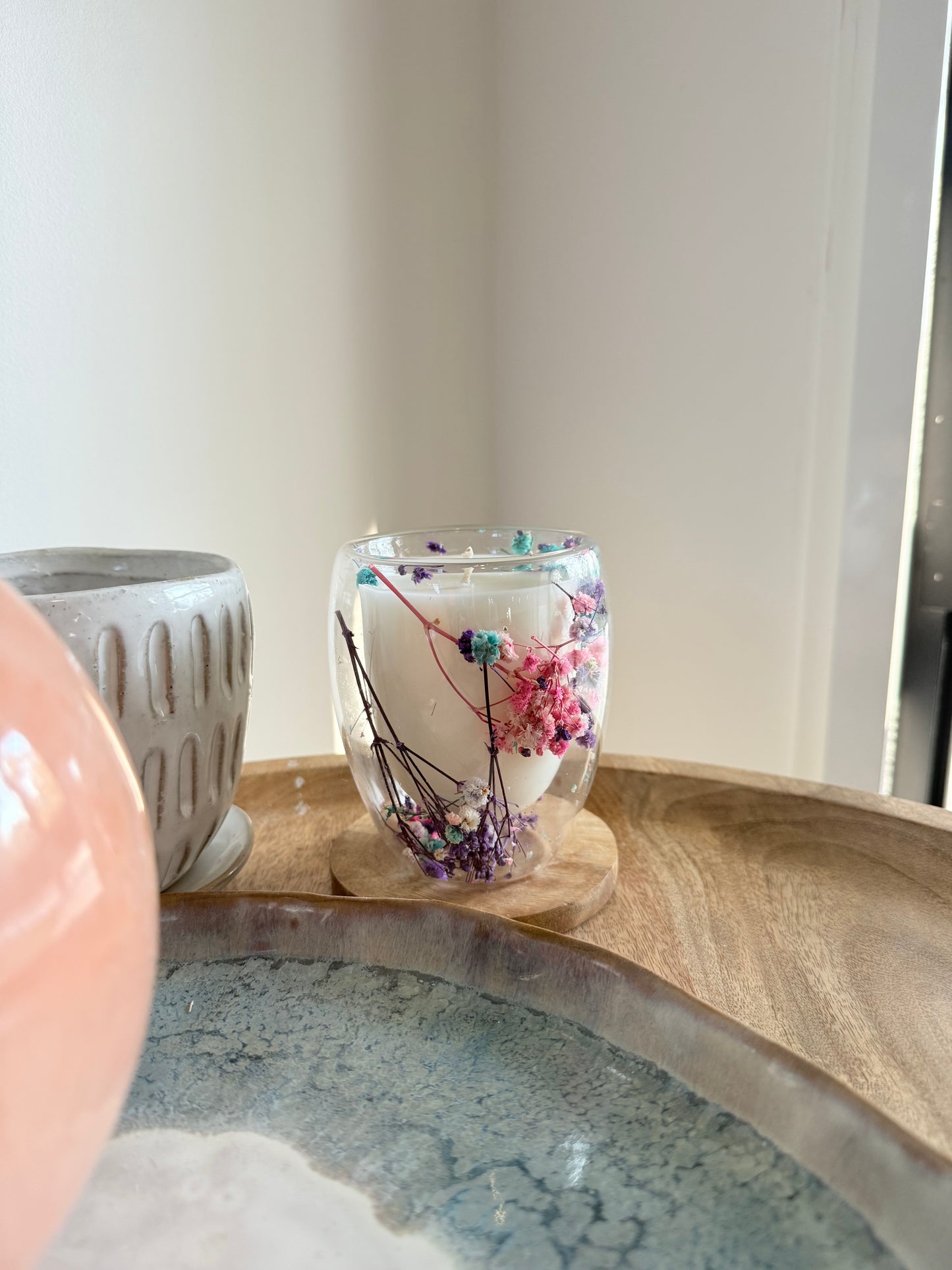 Limited Edition - Purple Baby’s Breath candle
