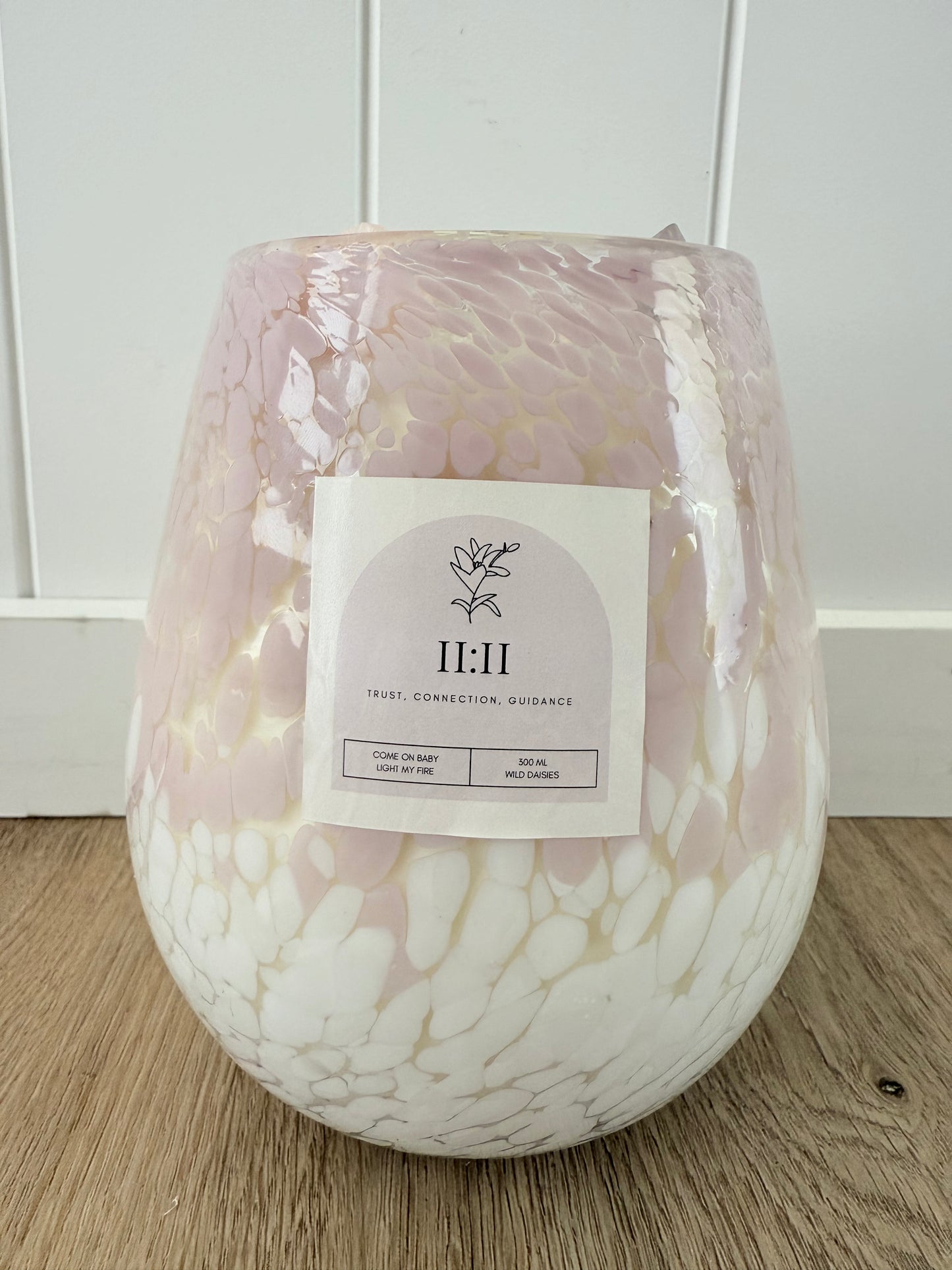 11:11 crystal candle