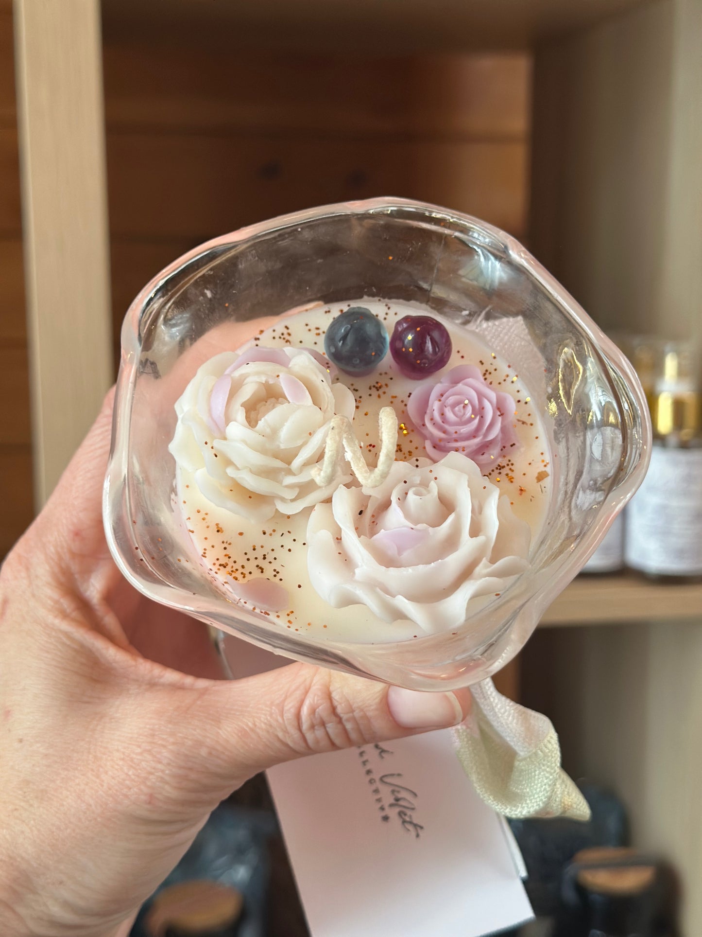 Hot Cross Bun Vintage Candle