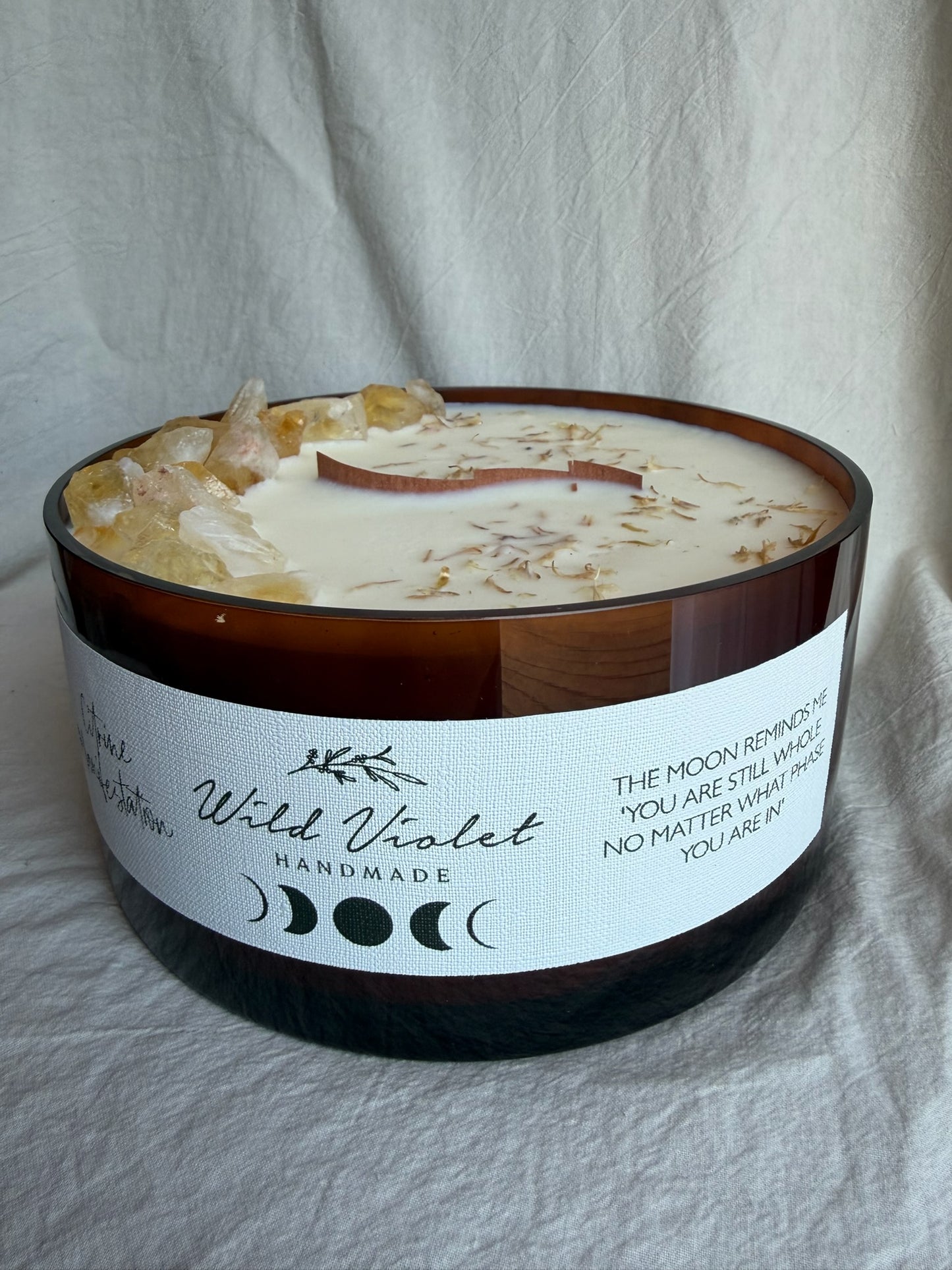 Moon Bowl Candles