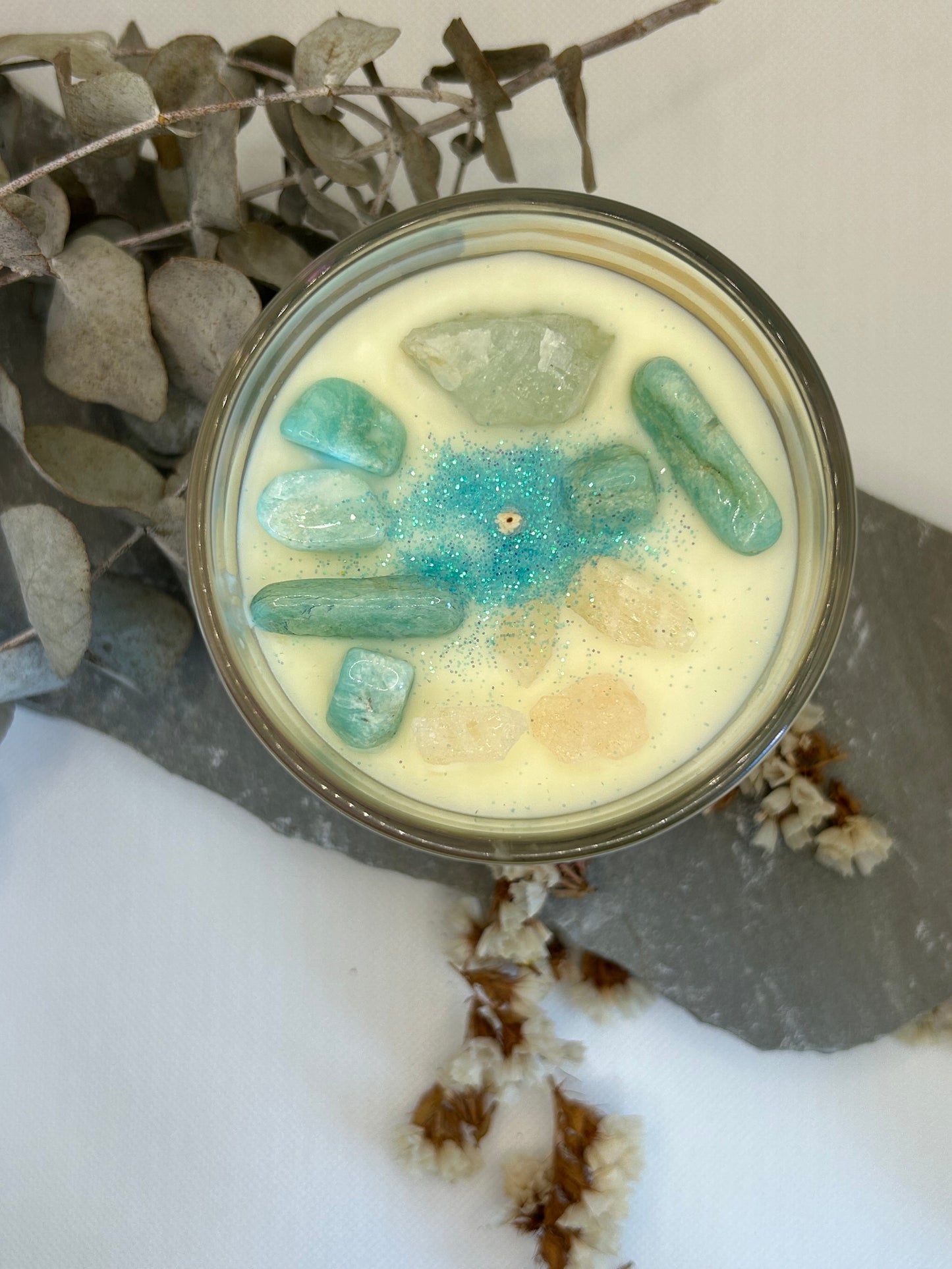 Dragonfly candle 💜