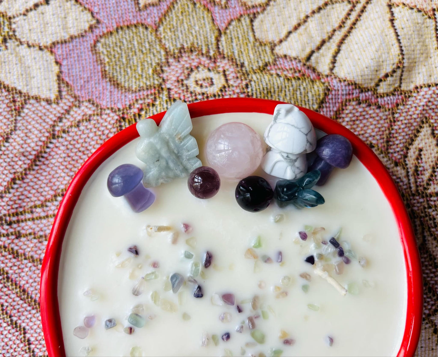 Mushroom Saucer Candle