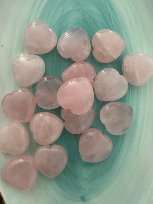 Rose Quartz Hearts