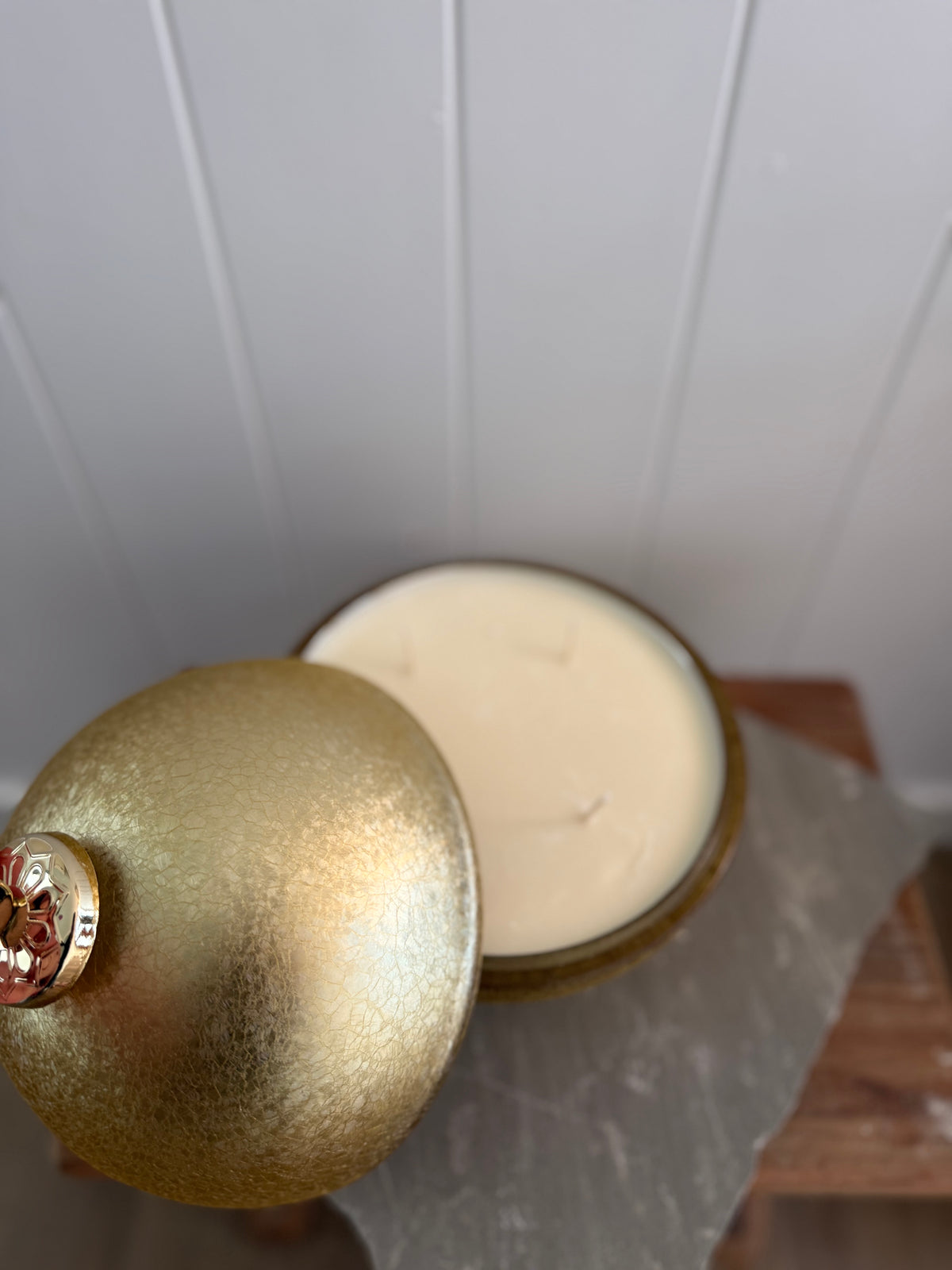 XL Christmas bauble candle
