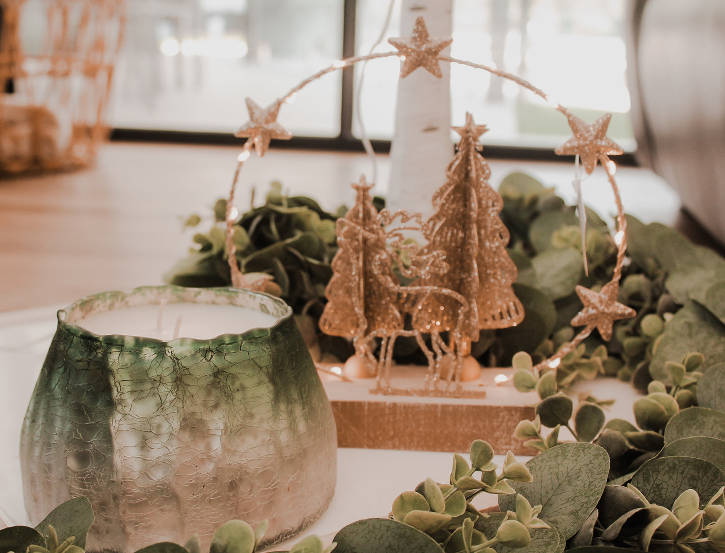 Reindeer and Trees Sign