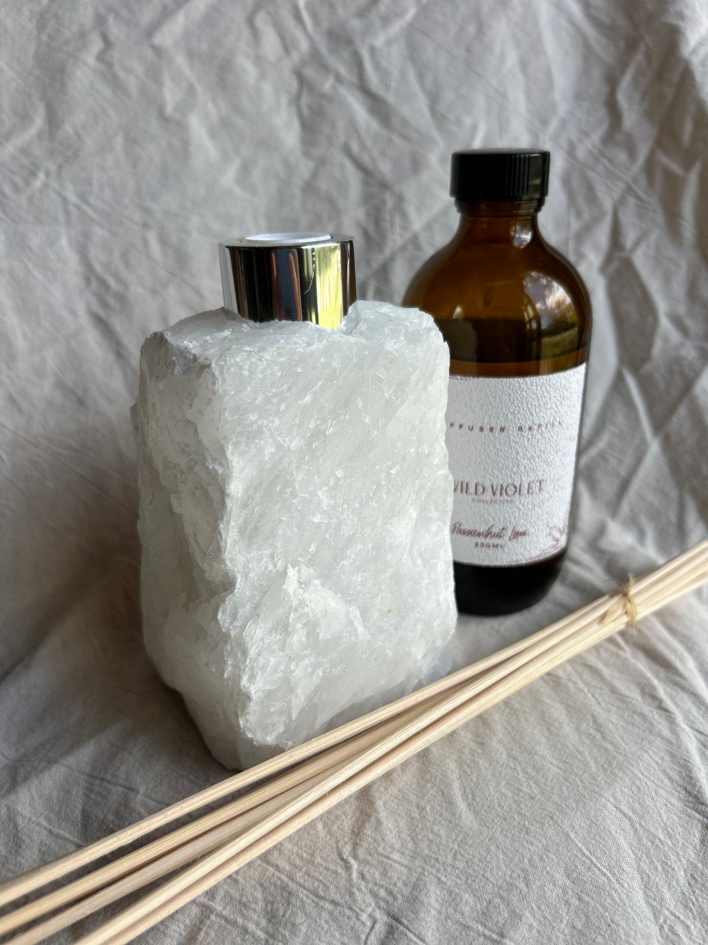 Clear Quartz Crystal Diffuser