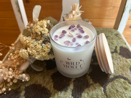 Amethyst Candle