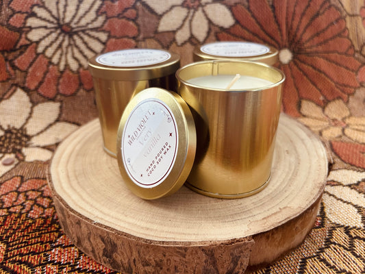 Gold Tin Candle