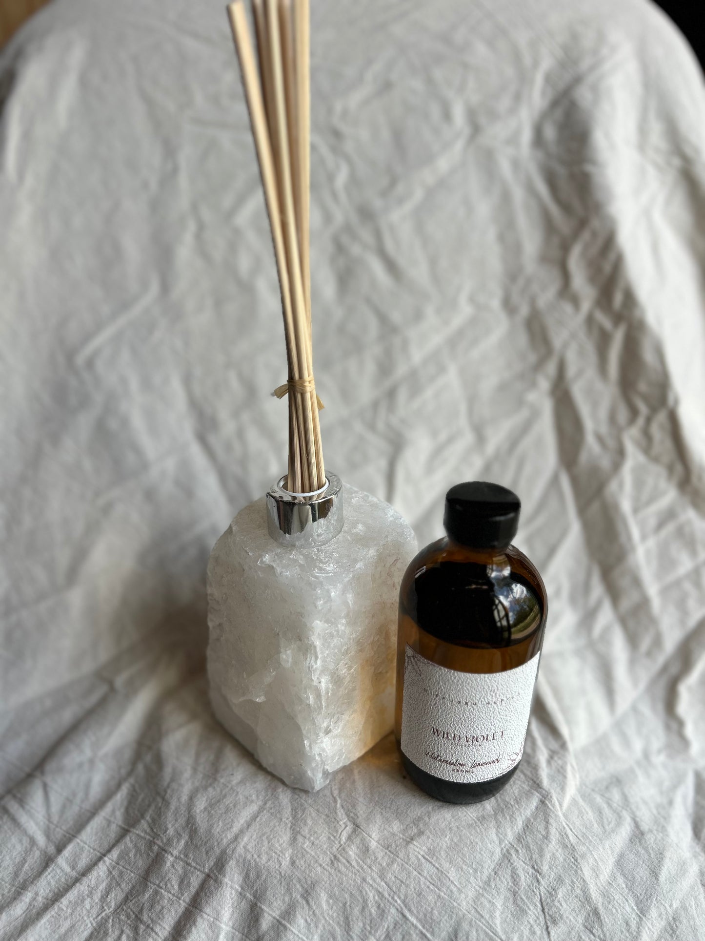 Clear Quartz Crystal Diffuser