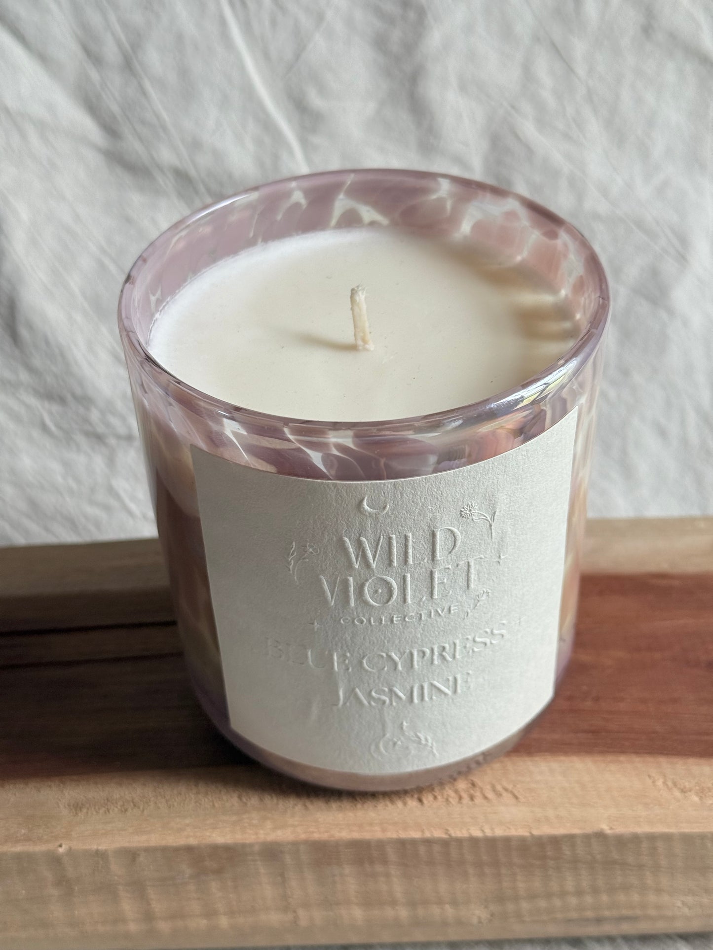 Large Blush Candle