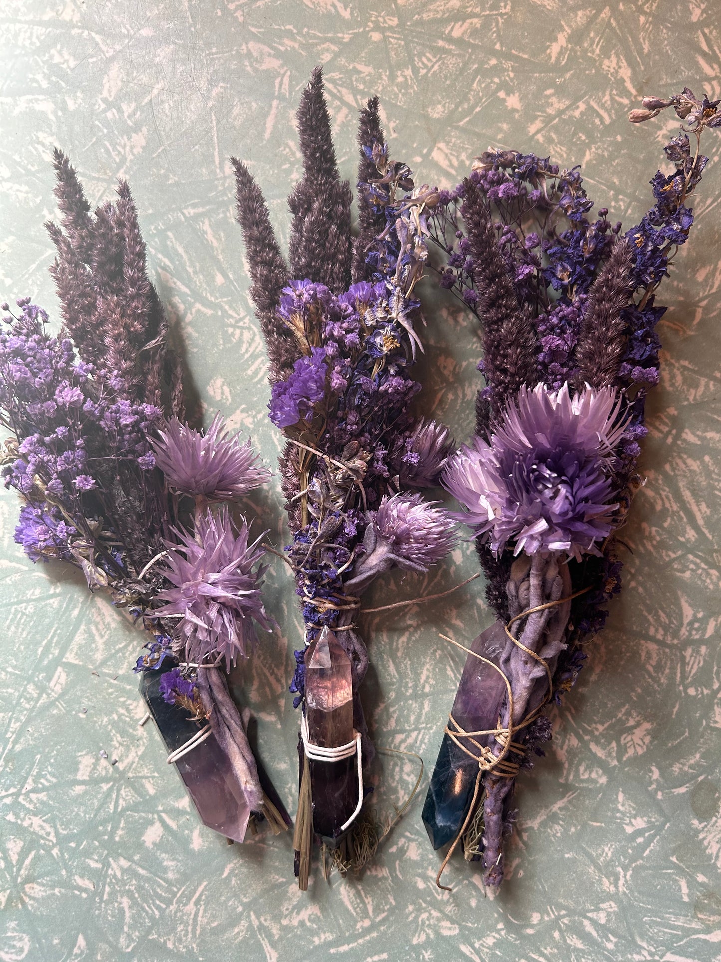 Flourite floral cleansing wand