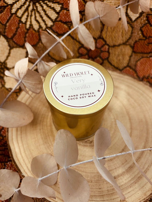 Gold Tin Candle