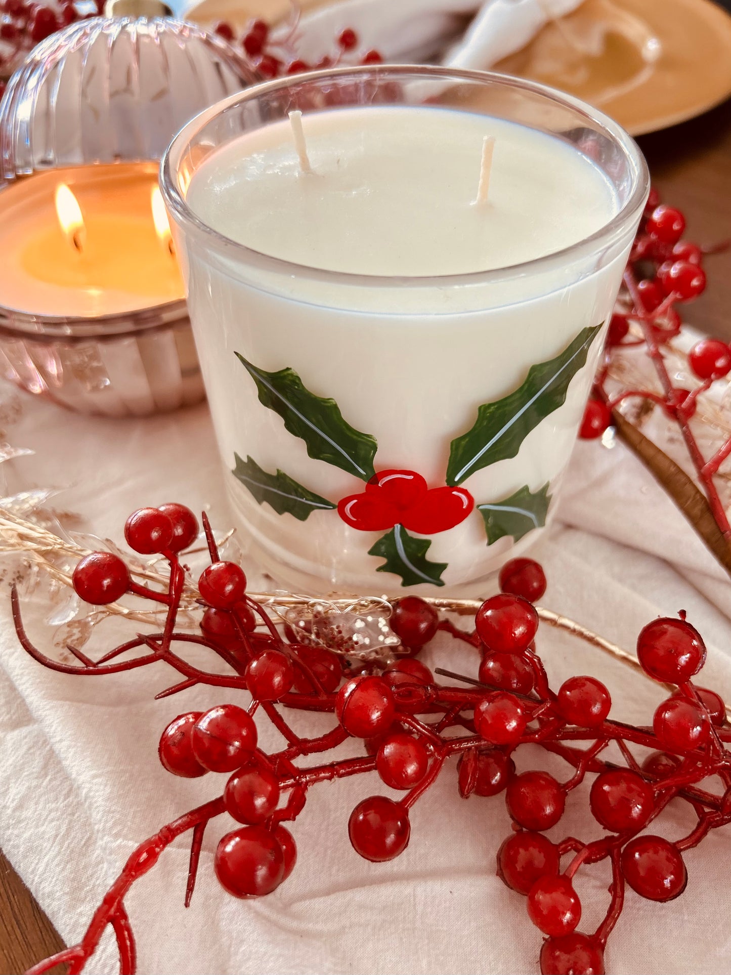 Christmas novelty candles