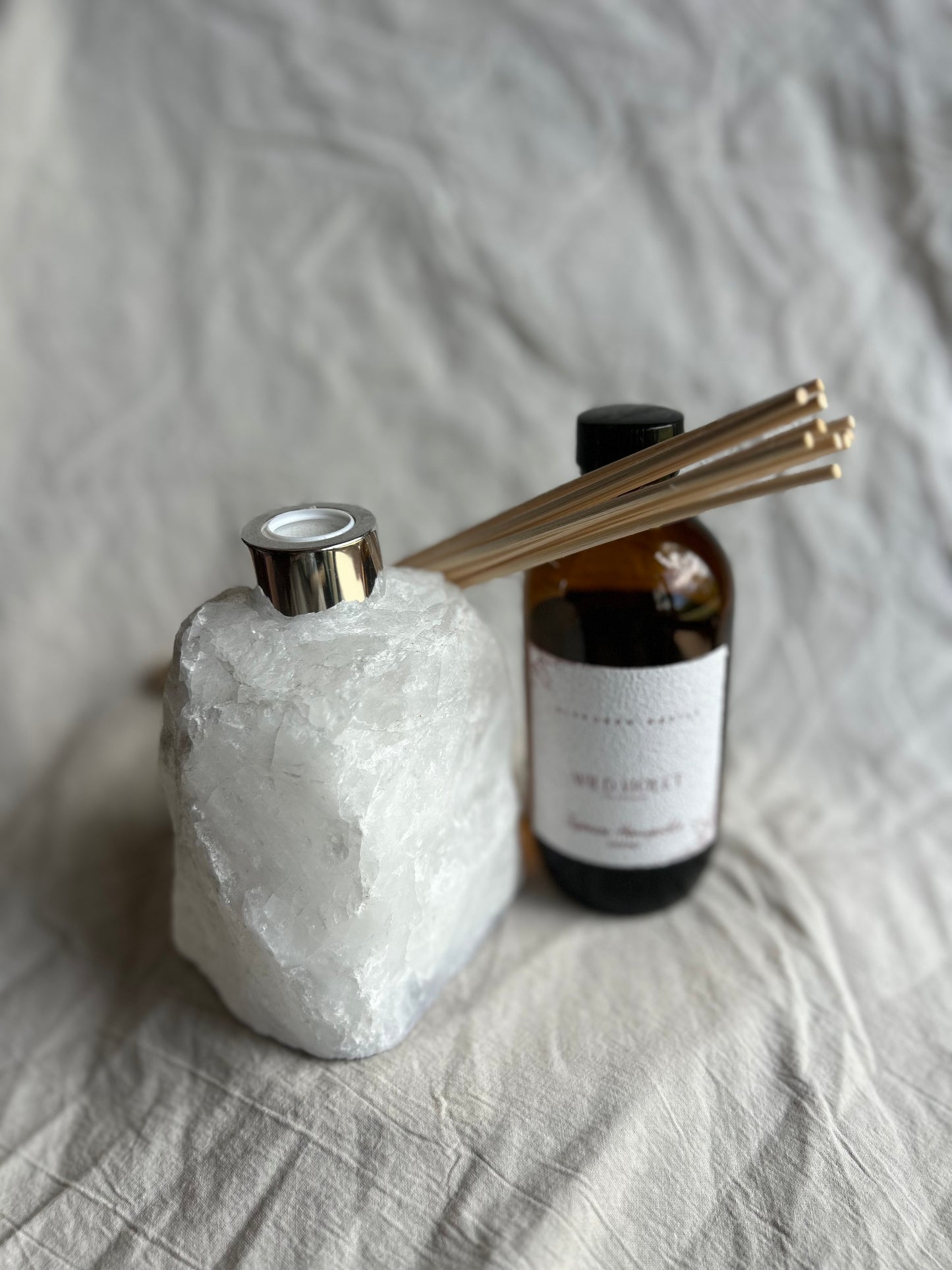 Clear Quartz Crystal Diffuser