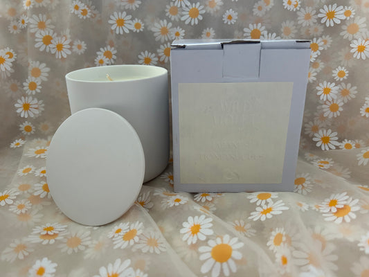 Ceramic Japanese Honeysuckle Candle