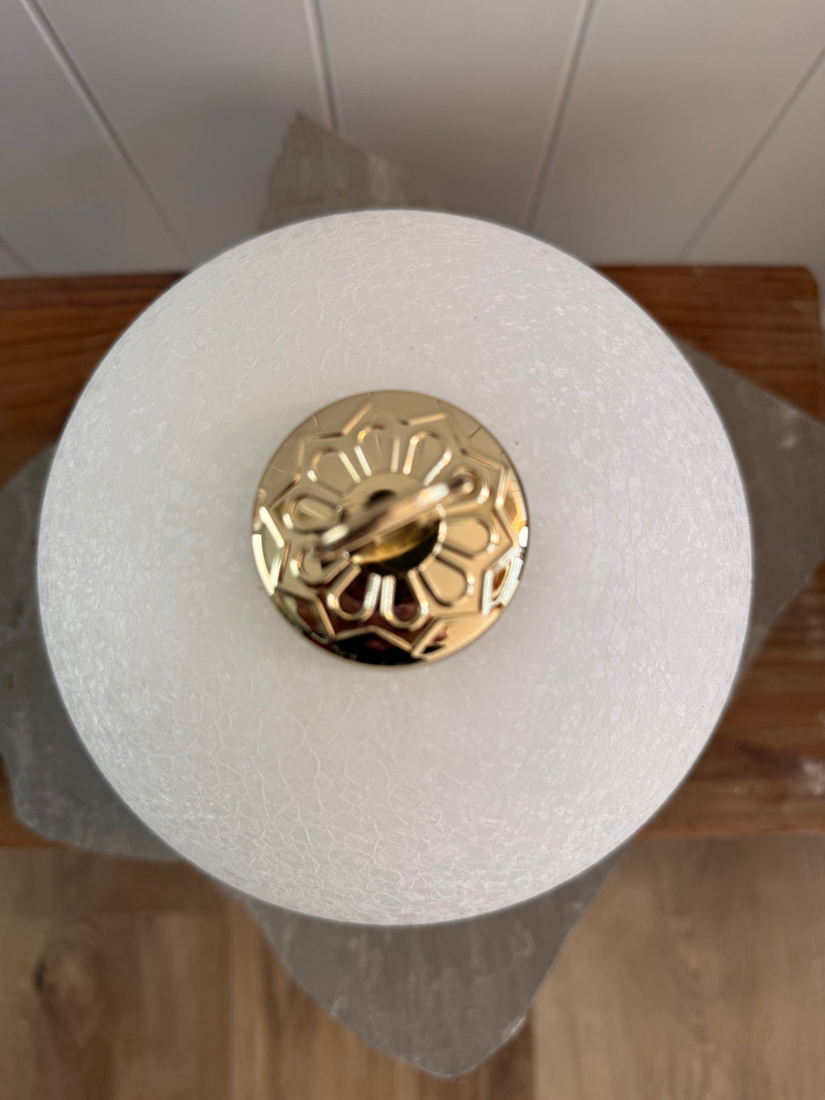 XL Christmas bauble candle