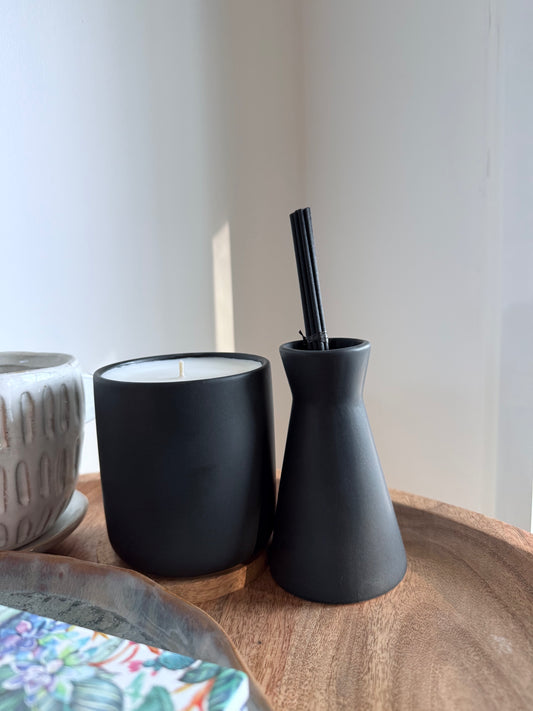 Limited Edition -  Matte Black Candle & Diffuser bundle