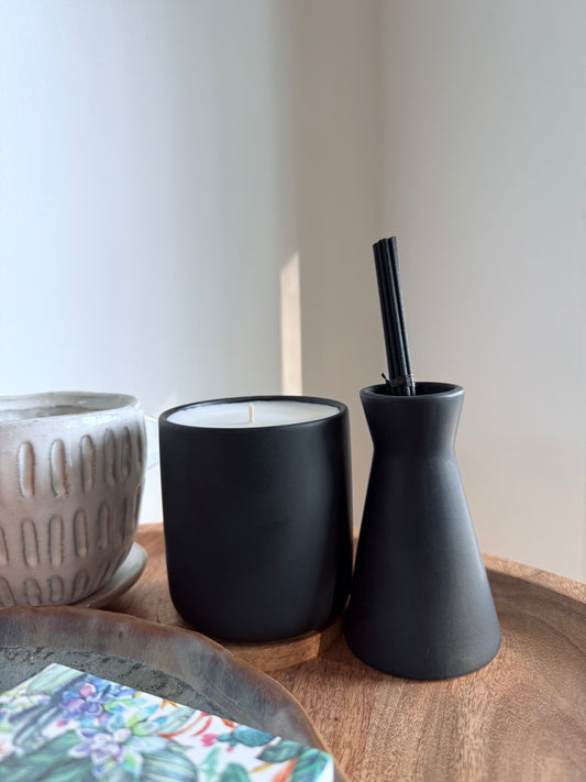 Limited Edition -  Matte Black Candle & Diffuser bundle