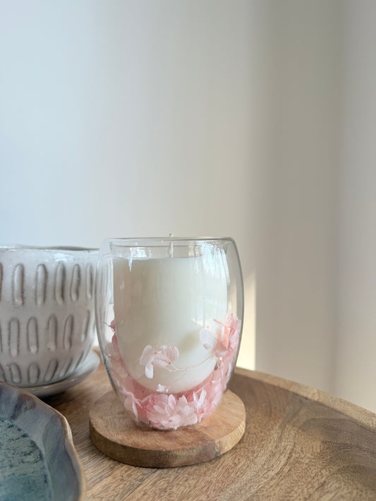 Limited Edition - Pink Hydrangea candle