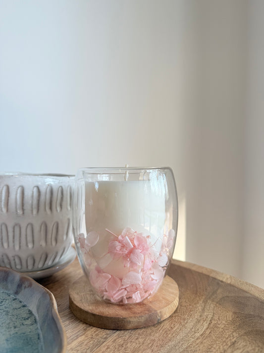 Limited Edition - Pink Hydrangea candle