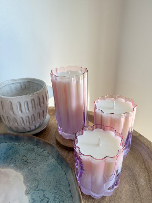Sugar Plum Fairies ‘Purple Rain’ candle trio