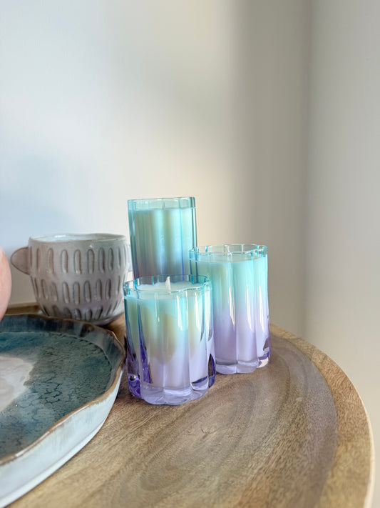 Blue Cypress Jasmine ‘Blue Lagoon’ candle trio