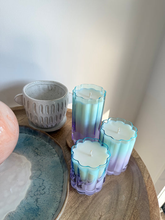 Blue Cypress Jasmine ‘Blue Lagoon’ candle trio