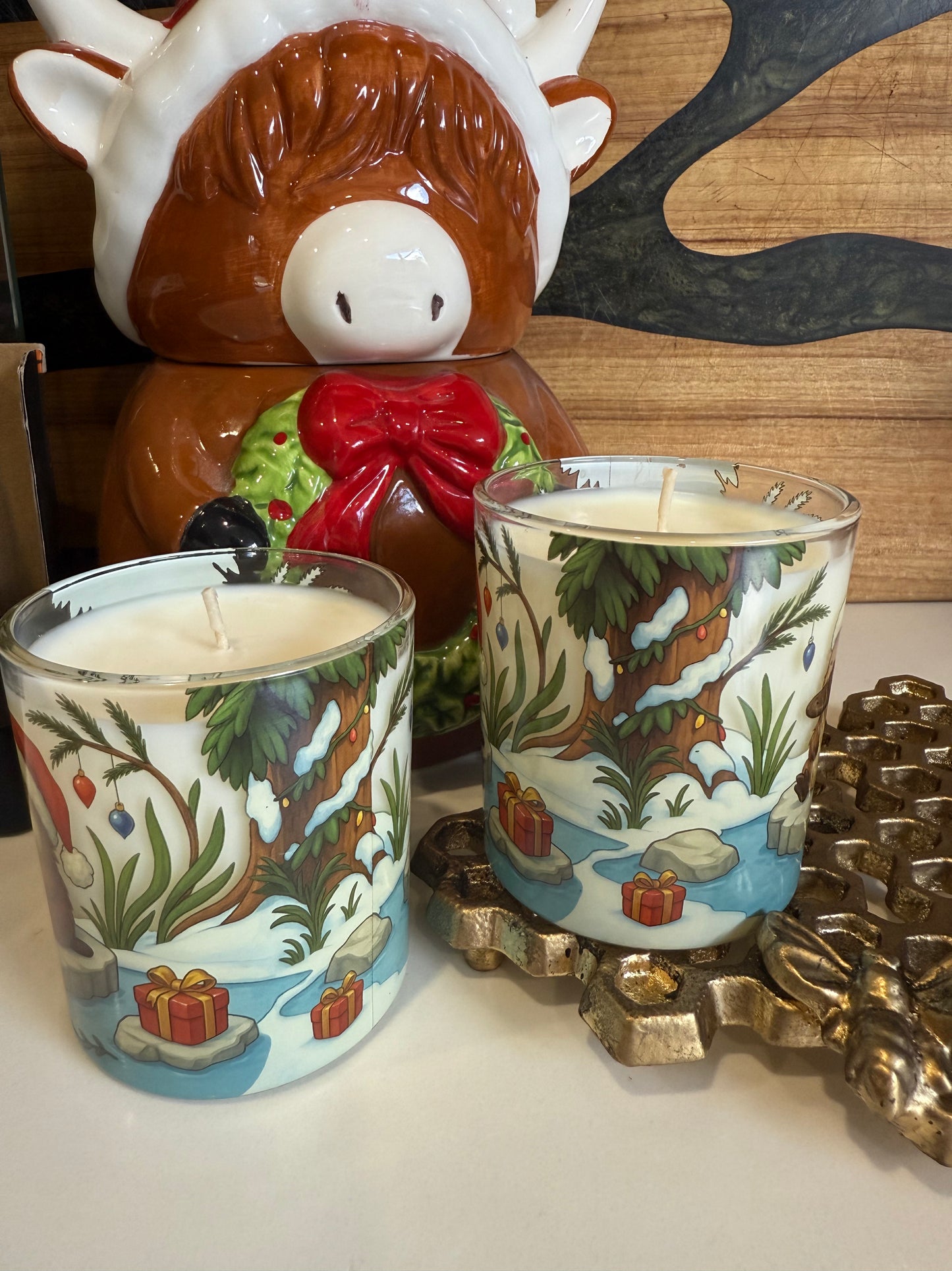 Platypus Christmas candle