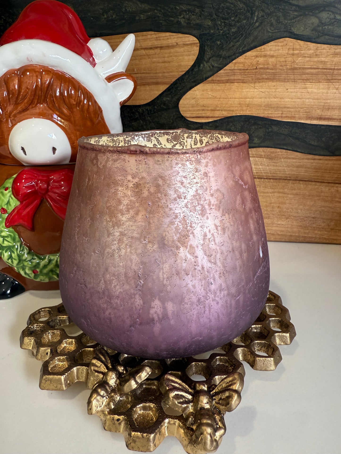 Cranberry Christmas Candle