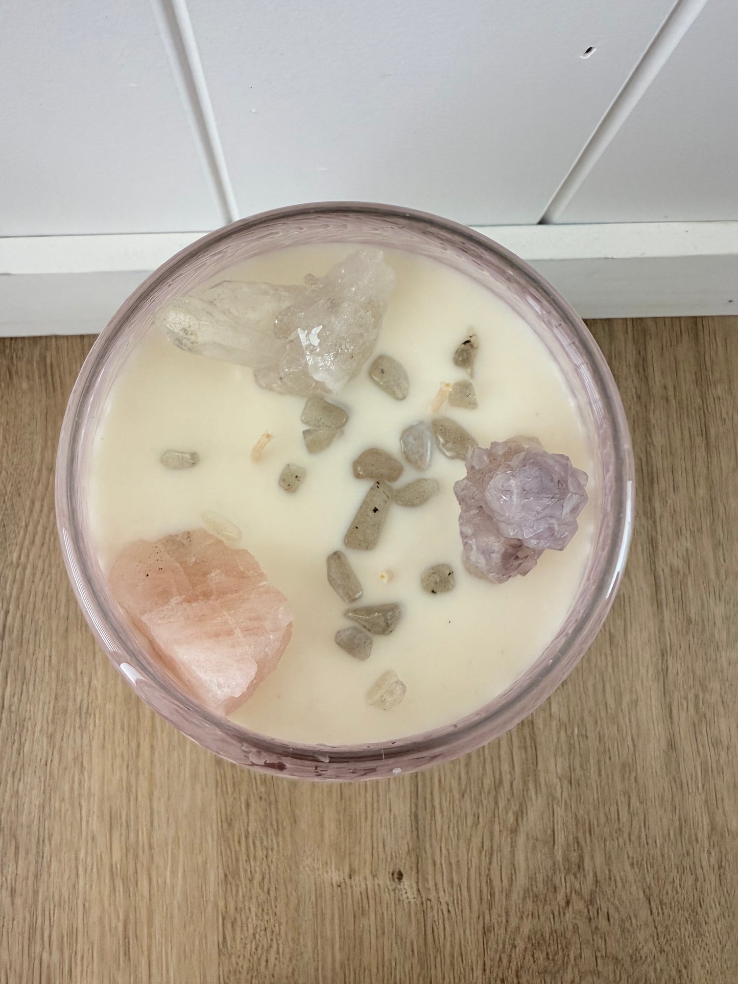 11:11 crystal candle