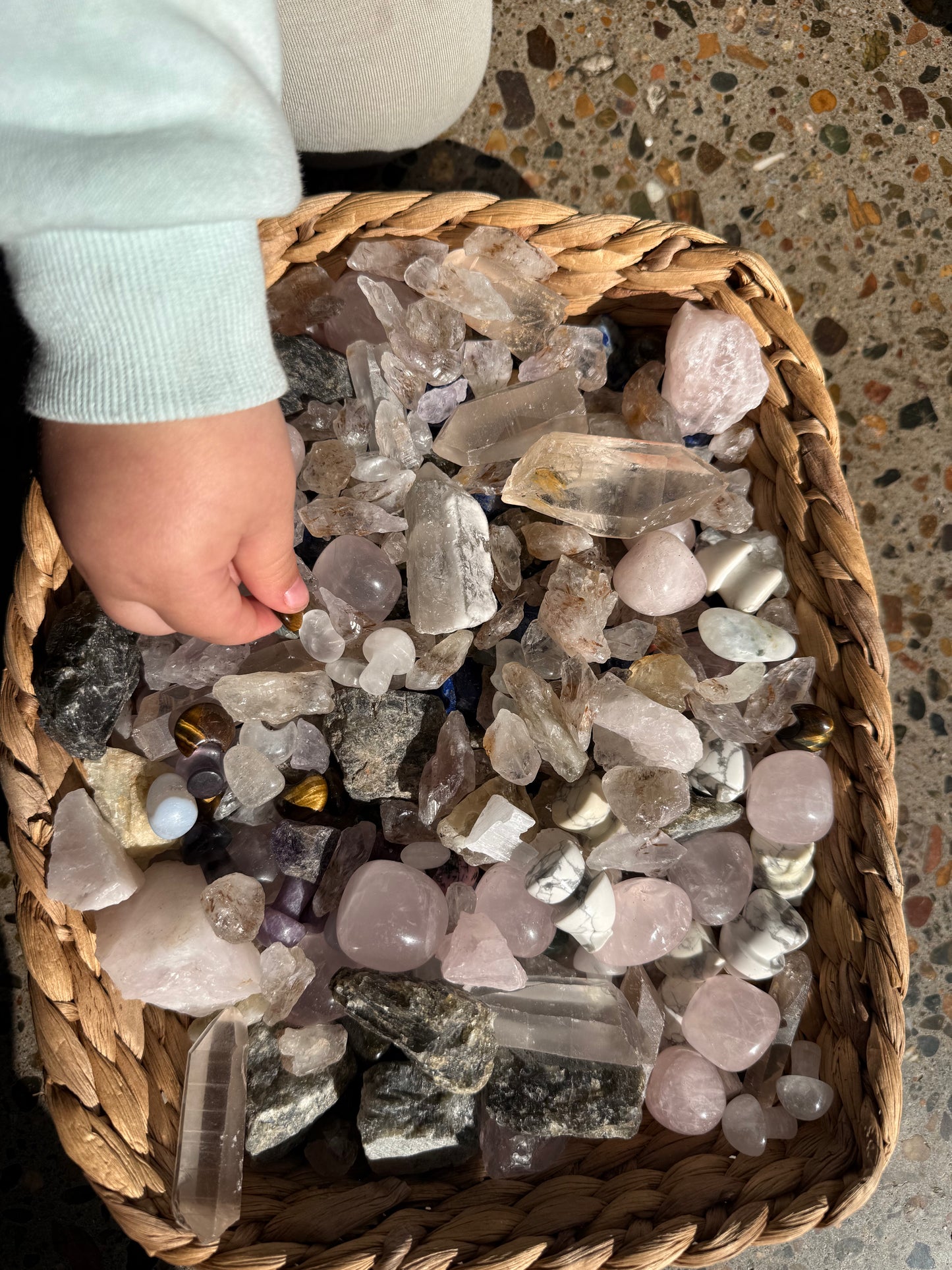 Fill a bag of crystals 🌟